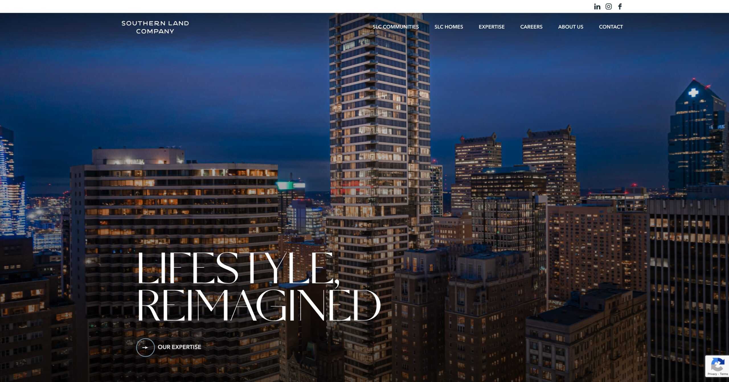 Estes Media Demonstrates Web Page Design 101- Redesigning Webpages for Southern Land Company