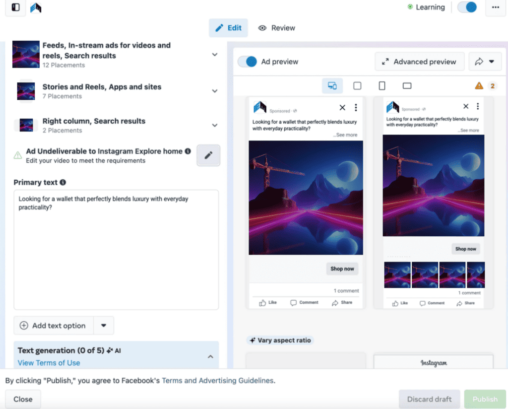 Estes Media Dark Posting to Facebook